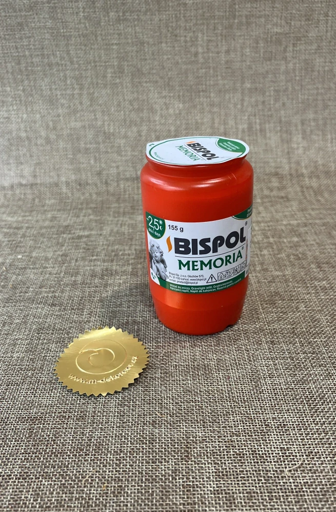 Hřbitovní svíčka Bispol Memoria