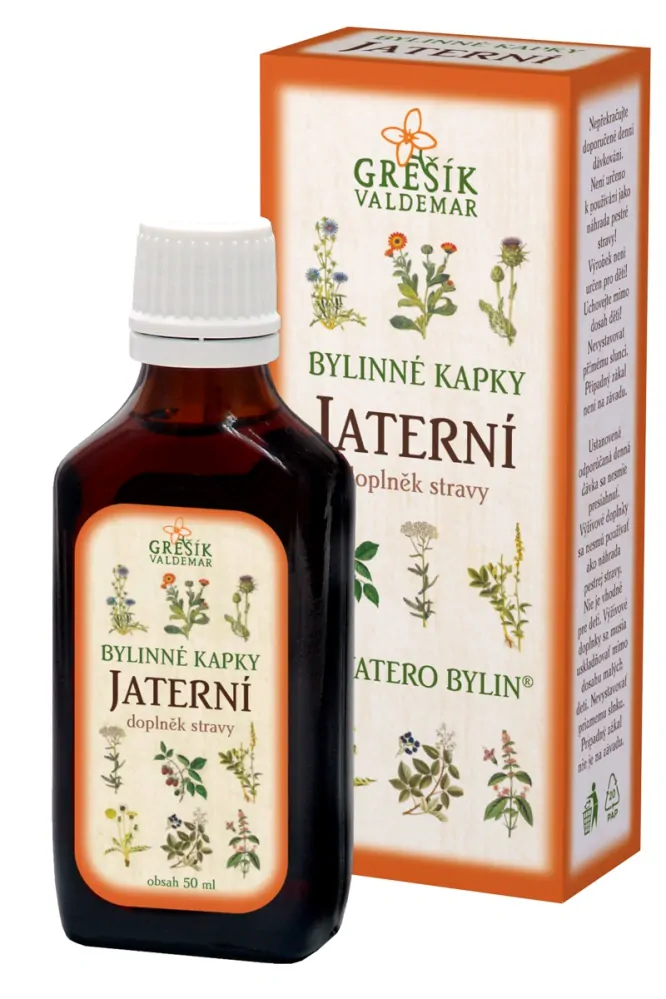 Jaterní kapky - Grešík - 50 ml