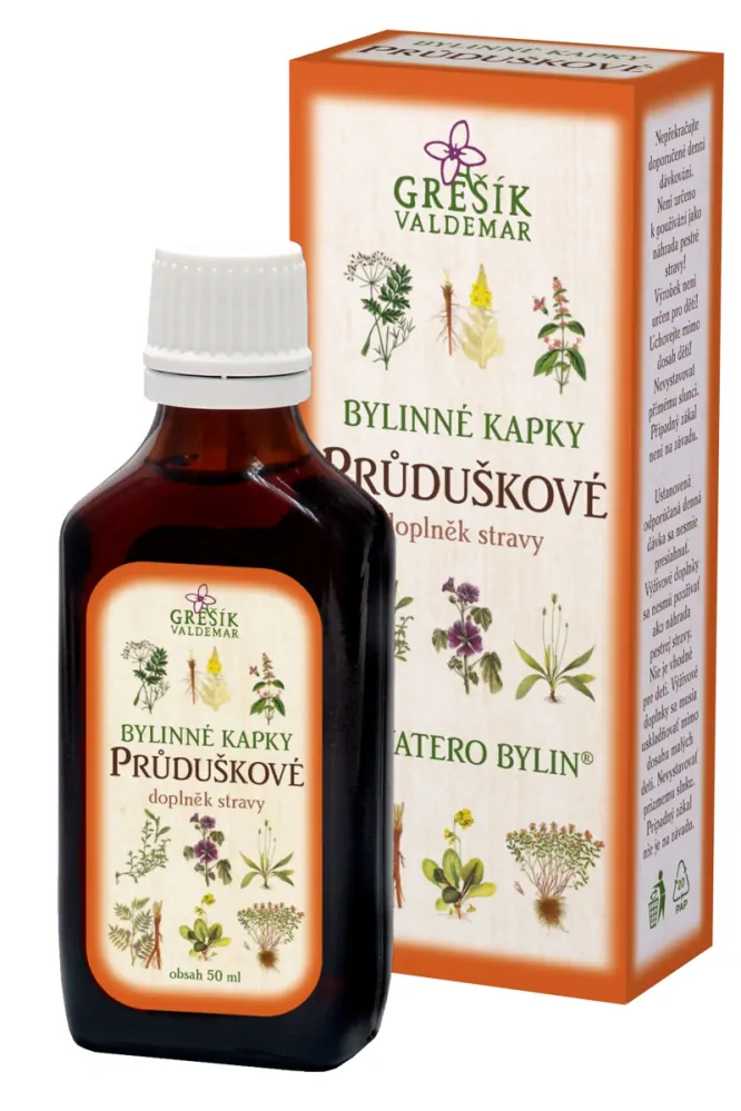Průduškové kapky - Grešík - 50 ml