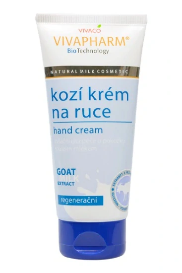 Krém na ruce s kozím mlékem v tubě VIVAPHARM