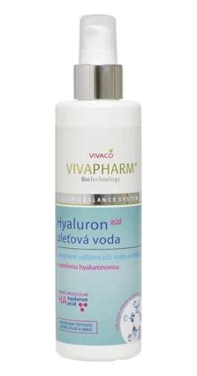 Pleťová voda s kyselinou hyaluronovou VIVAPHARM