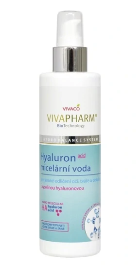 Micelární voda s kyselinou hyaluronovou VIVAPHARM