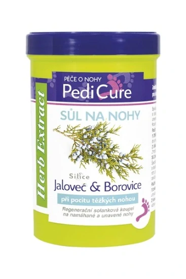 Sůl na nohy Jalovec a borovice PEDICURE HE
