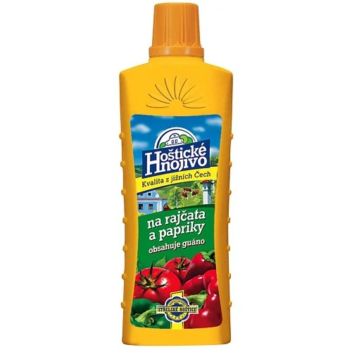 Hnojivo Hoštické tekuté hnojivo na rajč. a pap. - s guánem 0,5 l