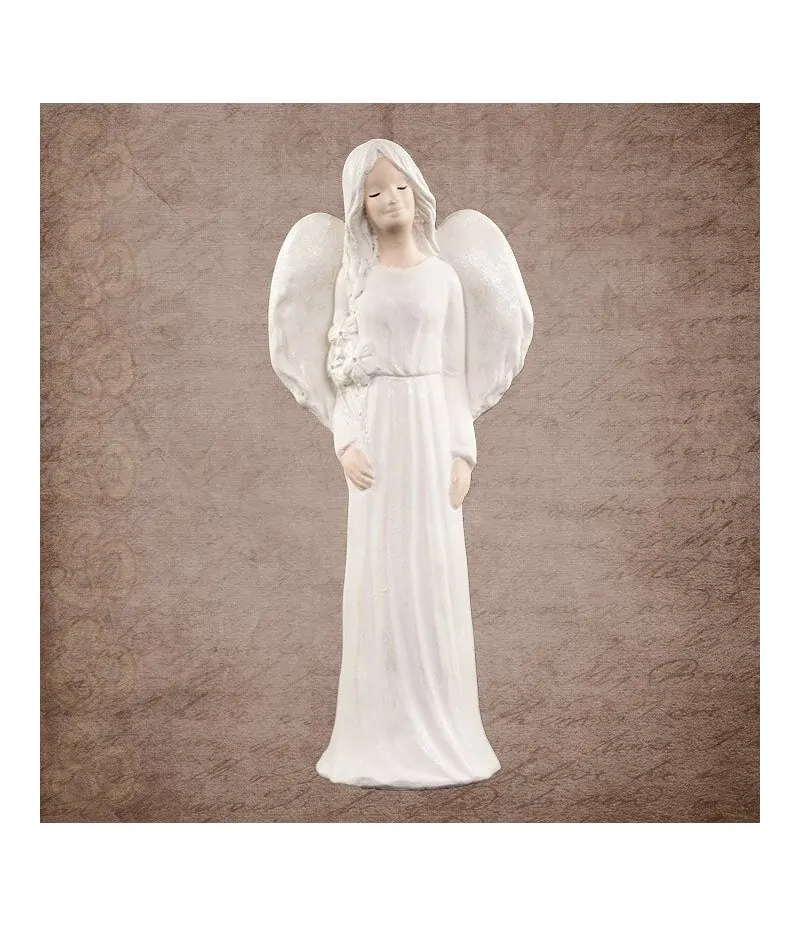 Anděl bílá křídla - Dorotka - 24 cm