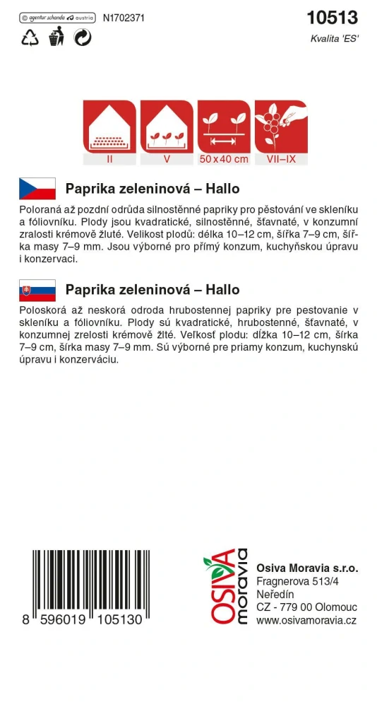 Semo - Paprika roční zeleninová - AMY