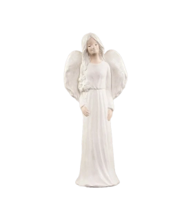 Anděl bílá křídla - Dorotka - 24 cm