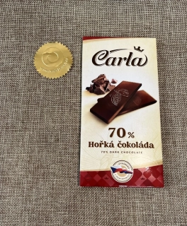 Hořká čokoláda Carla 70% 80 g