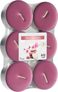 Čajová vonná svíčka Spa garden 6ks