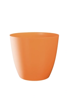 Plastový obal na květináč 13 x 11,6 cm - oranžový