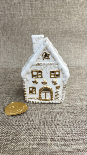 Porcelánový domek - svícen