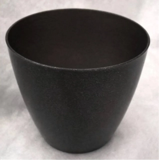 Plastový obal na květináč 9,5 cm - antracit
