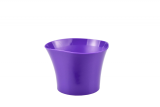 Plastový obal na květináč 9 cm - fialový