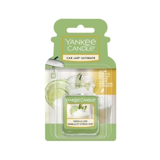 Vůně do auta Yankee Candle s vůní vanilky a limetky - 24 g