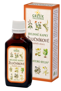 Žlučníkové kapky - Grešík - 50 ml