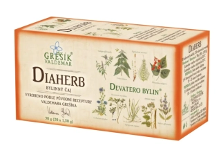 Čaje Grešík Diaherb 20x1,5g
