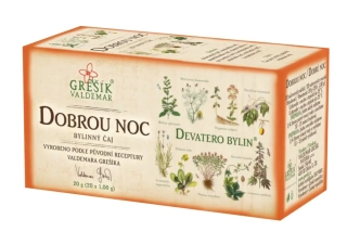 Čaje Grešík Dobrou noc 20x1g