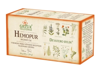 Čaje Grešík Hemopur 20x1,2g