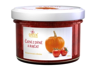 Čatní z dýně a rajčat