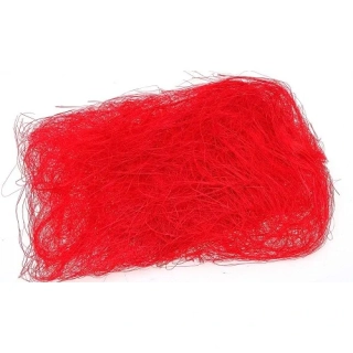 Sisalové vlákno 30g, červené