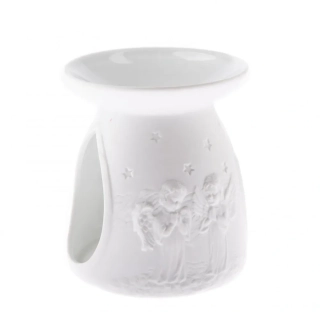 Porcelánová aromalampa andílci 11 x 12 cm
