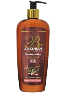 Tělové mléko zpevňující s BIO arganovým olejem BODY TIP