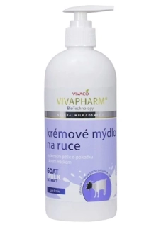 Mýdlo na ruce s kozím mlékem VIVAPHARM