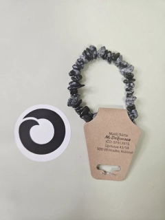 Minerální náramek tromlovaný OBSIDIÁN