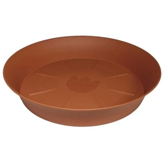 Podkvětináč plast, 10 cm, terakota