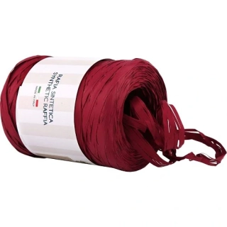 Lýko vázací, bordó - Rafia standart (cca 5 m)