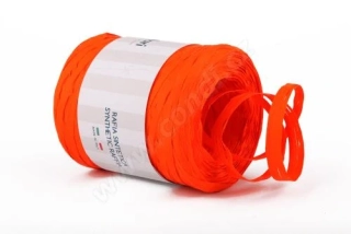 Lýko vázací, oranžová - Rafia standart (cca 5 m)